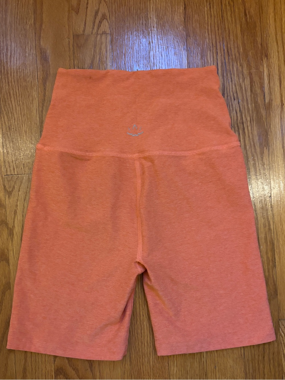 High-Waist Beyond Yoga Biker Shorts - Coral